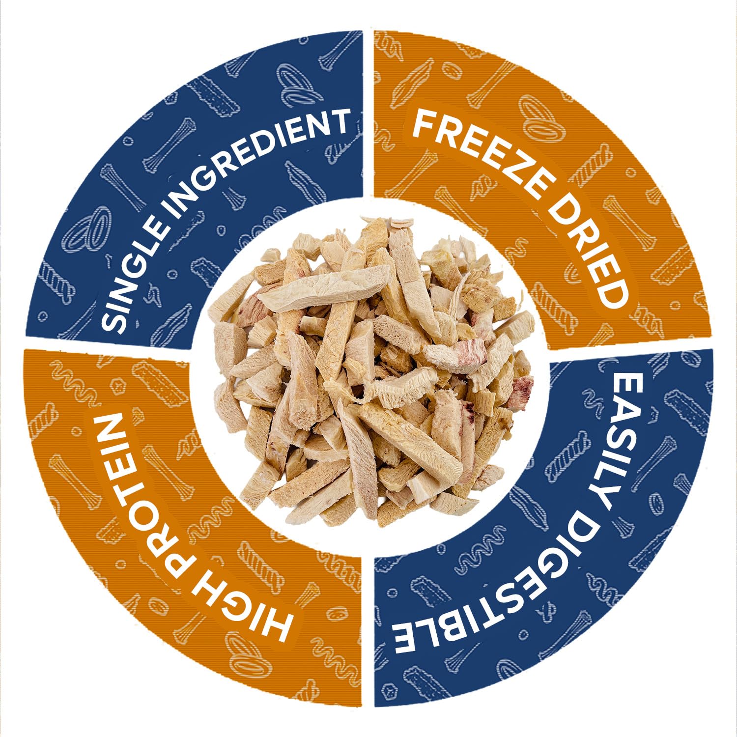 ValueBull USA Freeze Dried Chicken Breast