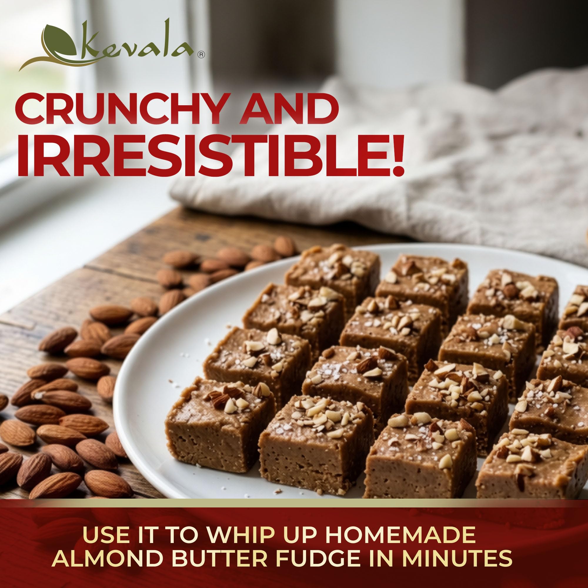 kevala Almond Butter Crunchy 12 Oz