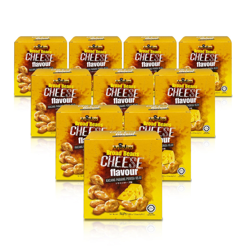 Broad Bean Crunchy Snacks High Protein Halal 120 Pack