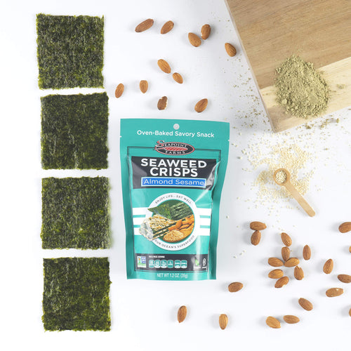 Almond Sesame Sea Salt Seaweed Crisps - Seapoint Farms