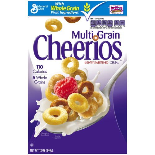 Cheerios Multi Grain Cereal, 12 Ounce - 10 per case.