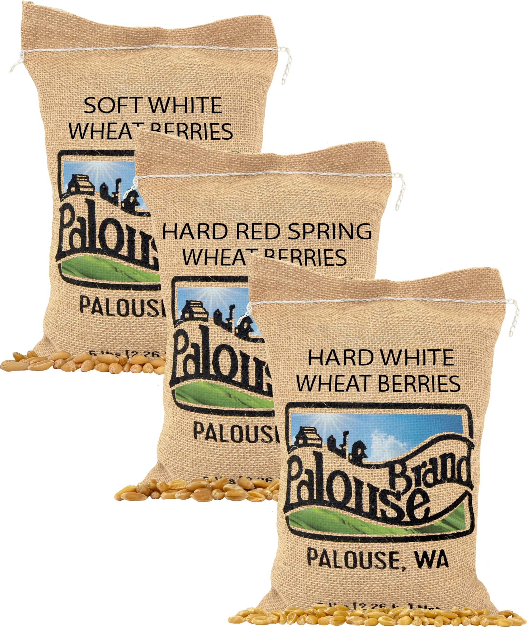 Hard Spring Wheat Berries Glyphosate Residue Free Non GMO 36 lbs
